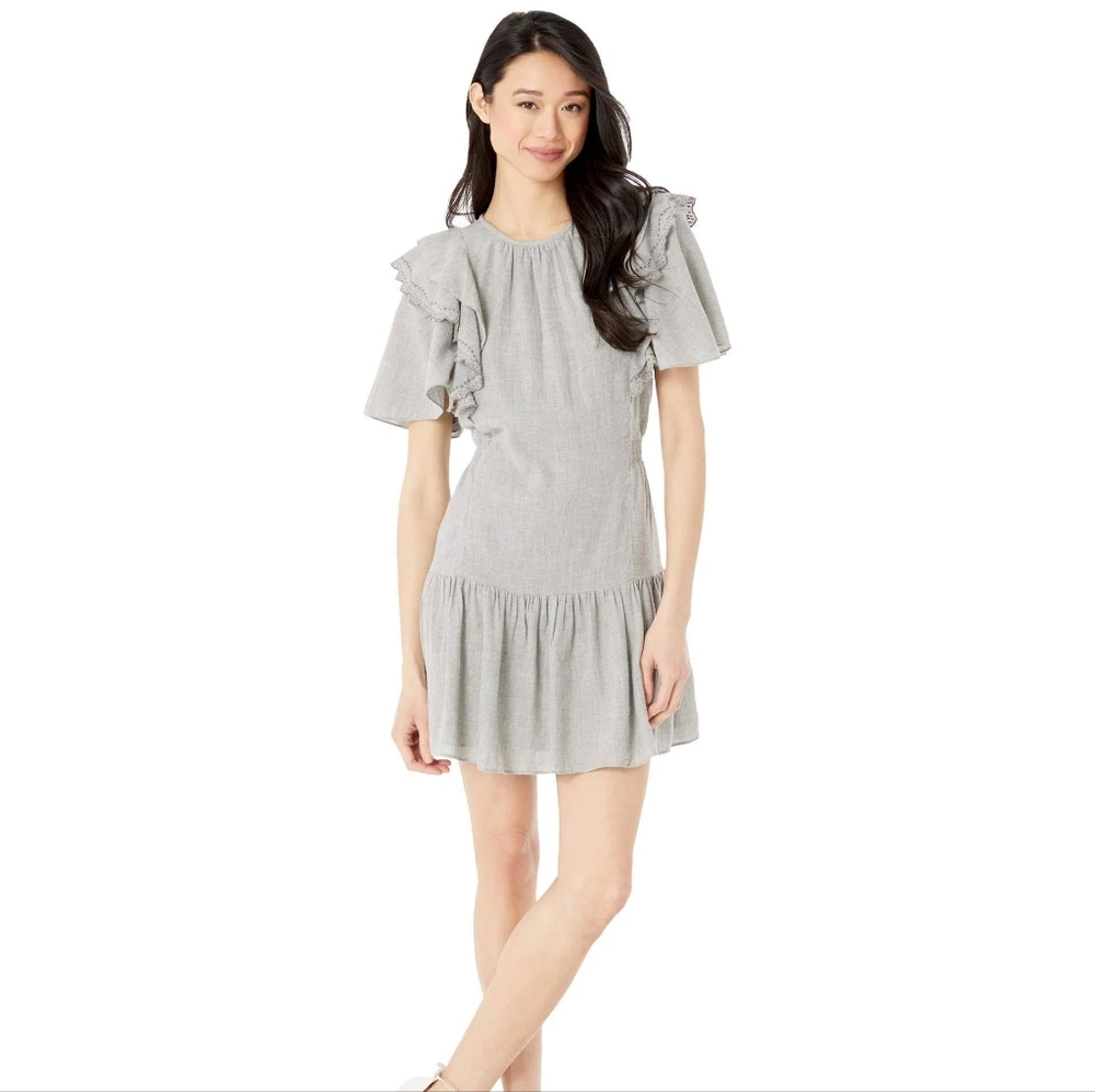 Joie Caliana Ruffle Mini Dress